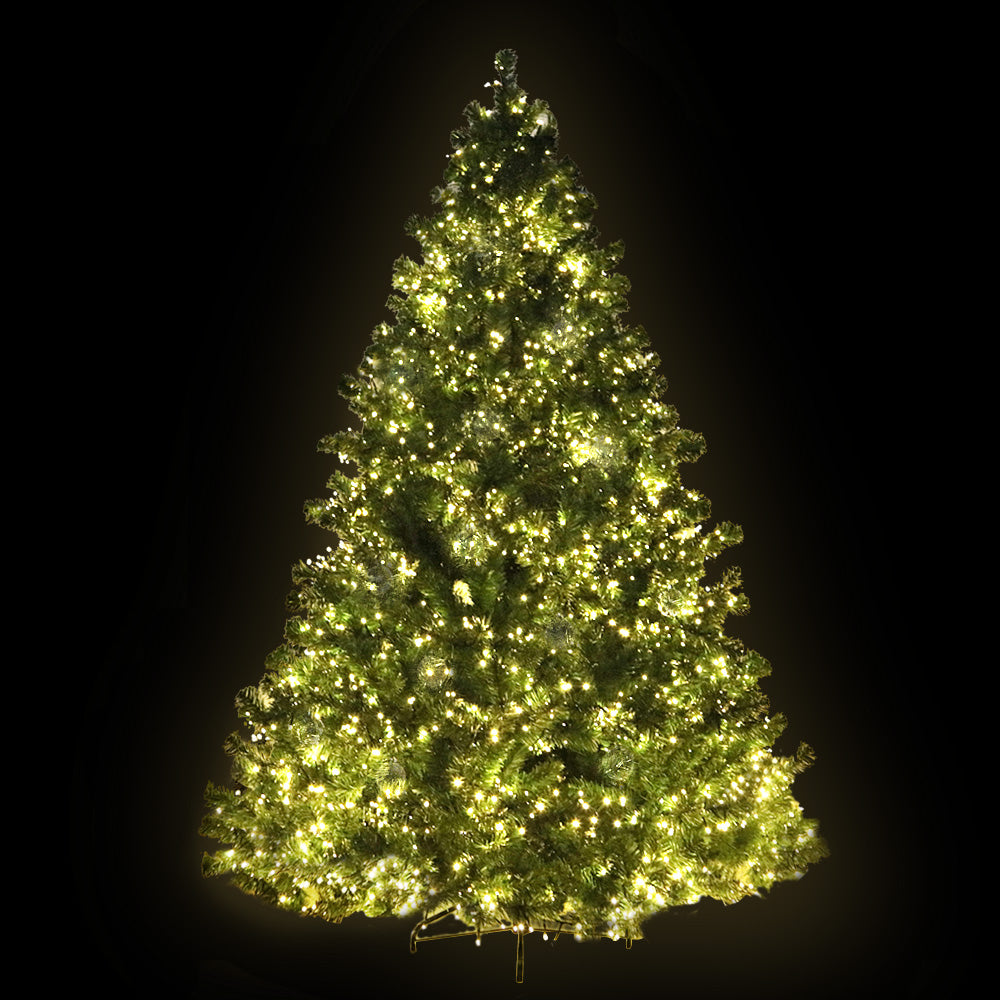 Jingle Jollys Christmas Tree 1.8M Xmas Tree Decorations 1980 LEDs 8 Light Mode-REMOTE