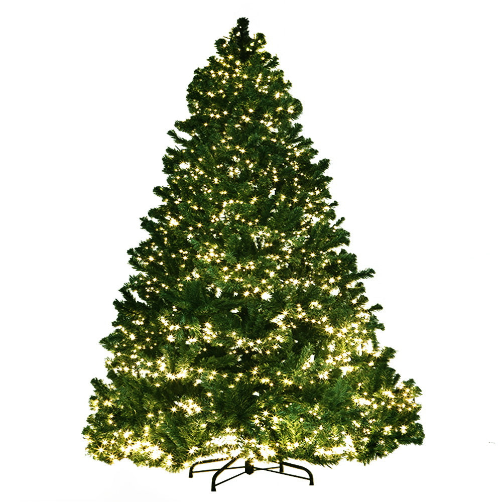 Jingle Jollys Christmas Tree 1.8M Xmas Tree Decorations 1980 LEDs 8 Light Mode-NSW_Metro