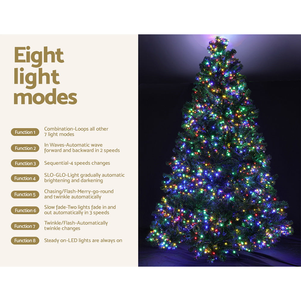 Jingle Jollys Christmas Tree 2.1m Xmas Tree Decor 2800 LED Lights 8 Modes-NSW_Metro