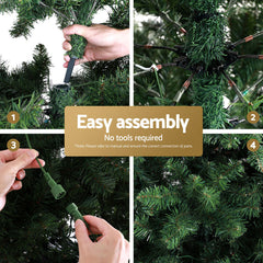 Jingle Jollys Christmas Tree 2.7M LED Xmas Tree Party Decorations 2590 Tips-SA_Rural