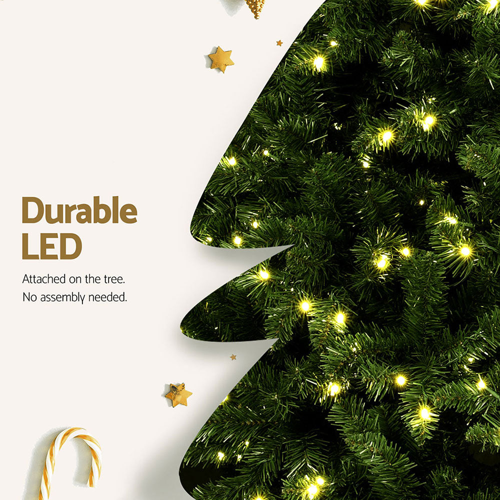 Jingle Jollys Christmas Tree 2.7M LED Xmas Tree Party Decorations 2590 Tips-QLD_Rural