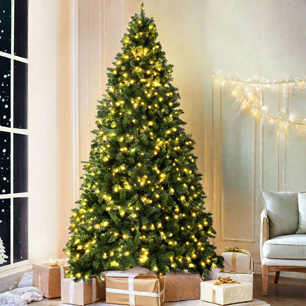 Jingle Jollys Christmas Tree 2.7M LED Xmas Tree Party Decorations 2590 Tips-QLD_Rural