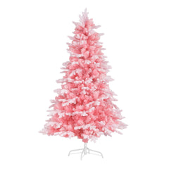 Jingle Jollys Christmas Tree 1.8m Pink Xmas Tree Snowy Party Decor 810 Tips-NSW_Metro