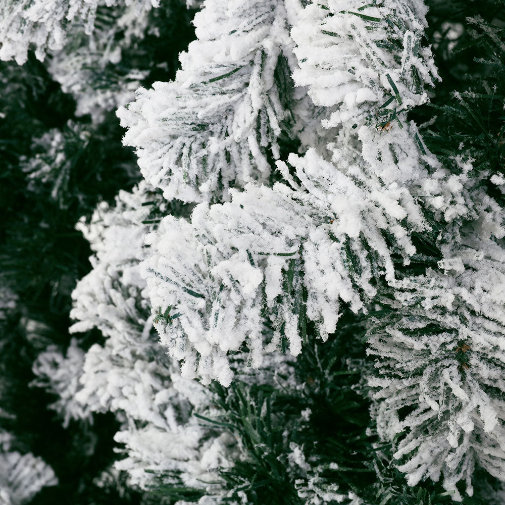Jingle Jollys Christmas Tree 2.1m Snow Flocked Xmas Tree Decorations 780 Tips-NSW_Rural