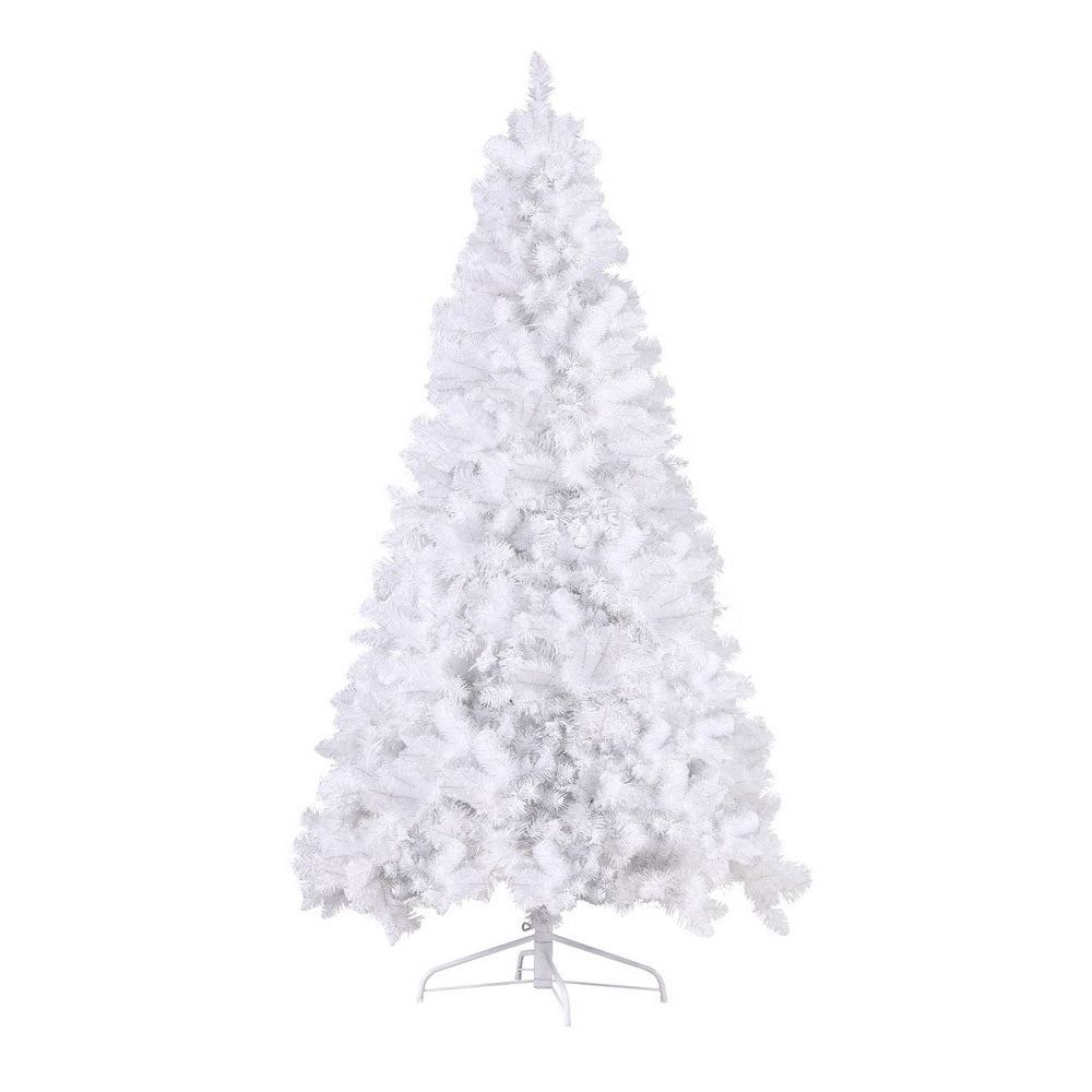 Jingle Jollys Christmas Tree 2.1m 500 LED Xmas Tree Decorations White 1260 Tips-ACT