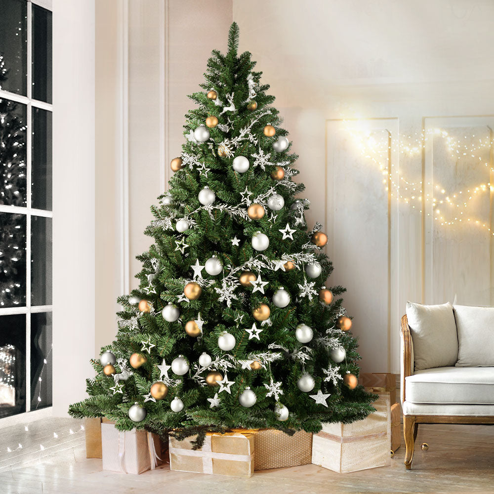 Jingle Jollys Christmas Tree 2.7m Green Xmas Tree Decorations 1590 Tips-QLD_Metro
