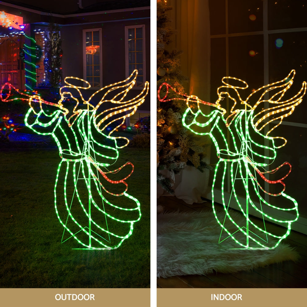 1.44M Christmas Lights Motif 504 LED Rope Light Outdoor Decoration Jingle Jollys-NSW_Metro