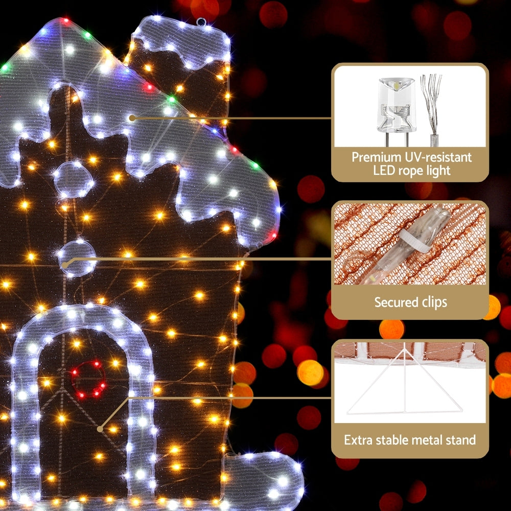 330 LED Christmas Lights Gingerbread Motif Fairy Light Decoration Jingle Jollys-TAS_Metro