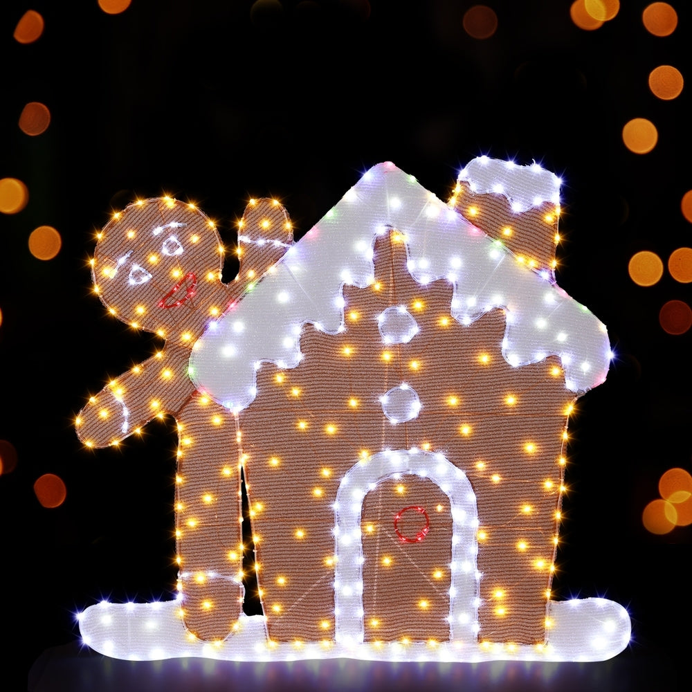 330 LED Christmas Lights Gingerbread Motif Fairy Light Decoration Jingle Jollys-NSW_Metro