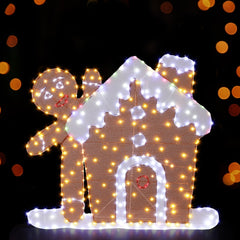 330 LED Christmas Lights Gingerbread Motif Fairy Light Decoration Jingle Jollys-WA_Metro