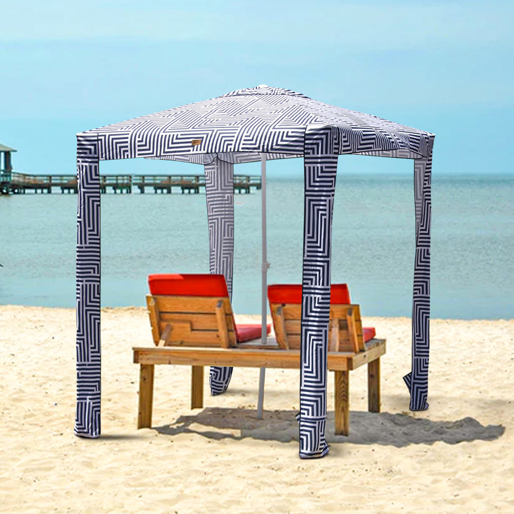 Portable Beach Cabana Tent Sun Shelter 180cm UPF50+Carry Bag UV Protection Shade