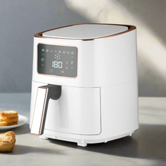 7L Digital Air Fryer (White Rose Gold) 1700W, <200å¡C, 8 Cooking Settings-NSW_Rural