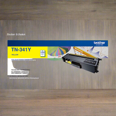 BROTHER TN-341Y Colour Laser Toner - Standard Yellow HL-L8250CDN/8350CDW MFC-L8600CDW/L8850CDW - 1500 Pages