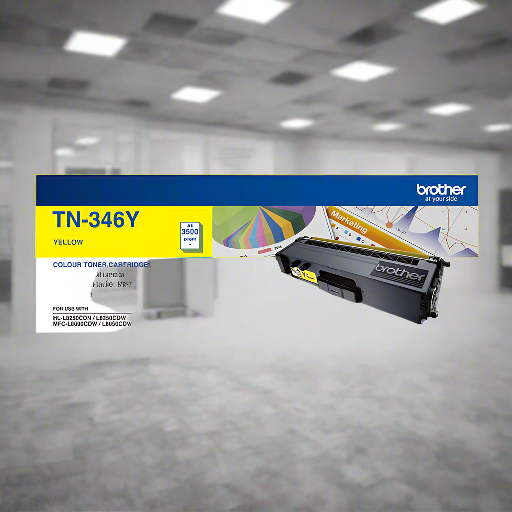 Brother TN-346Y Colour Laser Toner - High Yield Yellow - HL-L8250CDN/8350CDW MFC-L8600CDW/L8850CDW - 3500 Pages