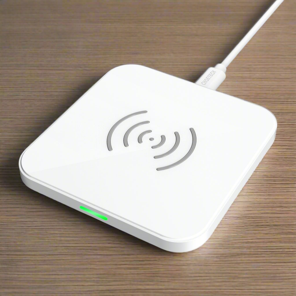 CHOETECH T511-S Qi Certified 10W/7.5W Fast Wireless Charger Pad (White)