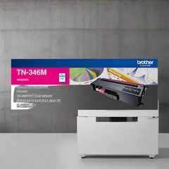 BROTHER TN-346M Colour Laser Toner- High Yield Magenta- HL-L8250CDN/8350CDW MFC-L8600CDW/L8850CDW - 3500 Pages