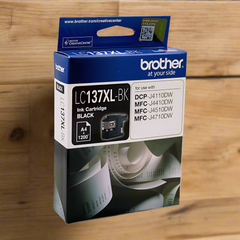 Brother LC-137XLBK Black Ink Cartridge - DCP-J4110DW/MFC-J4410DW/J4510DW/J4710DW - up to 1200 pages