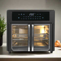 25L Air Fryer Convection Oven with 360 Cooking & French Doors-WA_Rural