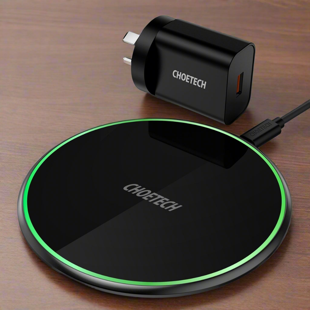 CHOETECH T559-F 15W Wireless Charging Pad with AC Adapter