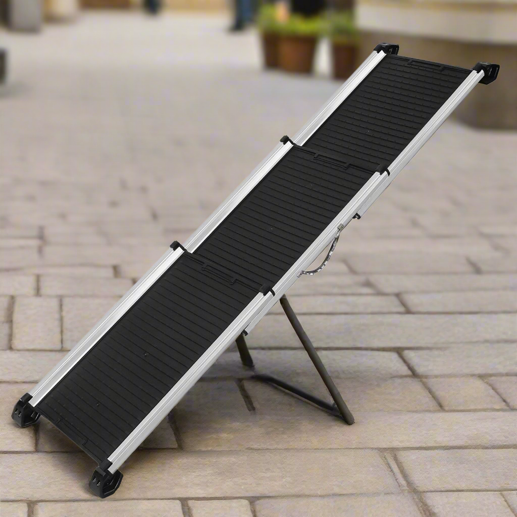 i.Pet Dog Ramp Pet Stairs Steps Car SUV Foldable Portable Ladder Adjustable