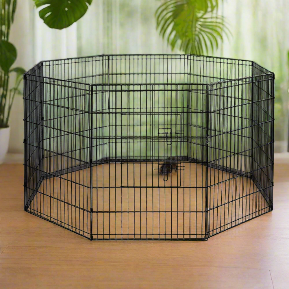 i.Pet 36" 8 Panel Dog Playpen Pet Fence Exercise Cage Enclosure Play Pen