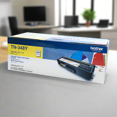 Brother TN-348Y Colour Laser Toner - Super High Yield Yellow- HL-4150CDN/4570CDW, DCP-9055CDN, MFC-9460CDN/9970CDW - 6000 pages