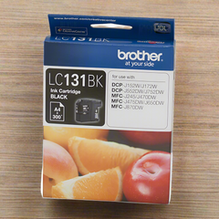 Brother LC-131BK Black Ink Cartridge - DCP-J152W/J172W/J552DW/J752DW/MFC-J245/J470DW/J475DW/J650DW/J870DW - up to 300 pages