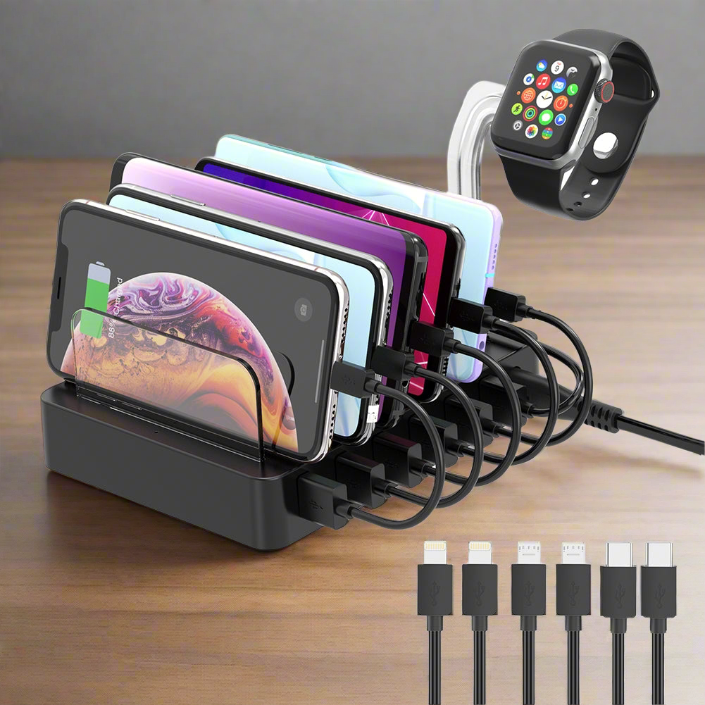 Choetech Q3008 6-Port USB Desktop Charger Station