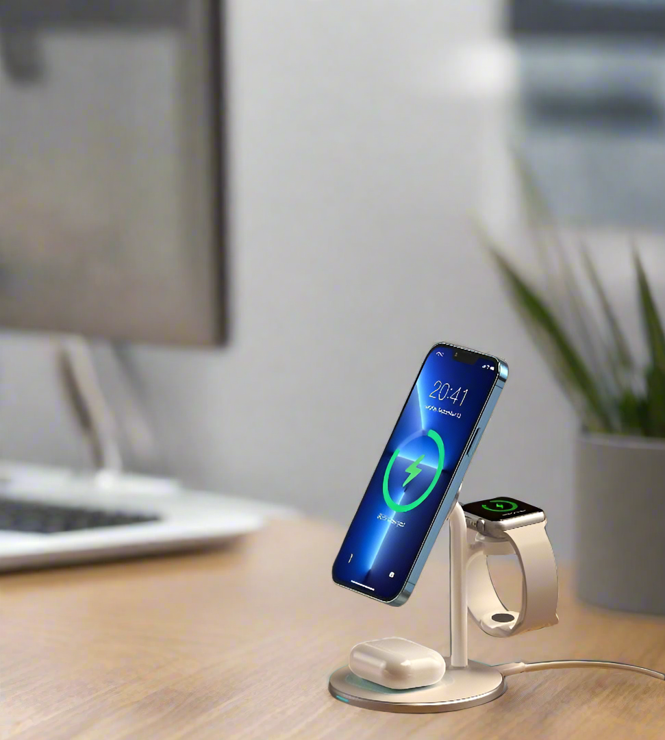 CHOETECH T585-F 3-in-1 Wireless Charging Station Dock