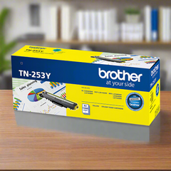 Brother TN-253Y Yellow Toner Cartridge to Suit - HL-3230CDW/3270CDW/DCP-L3015CDW/MFC-L3745CDW/L3750CDW/L3770CDW 1,300 Pages