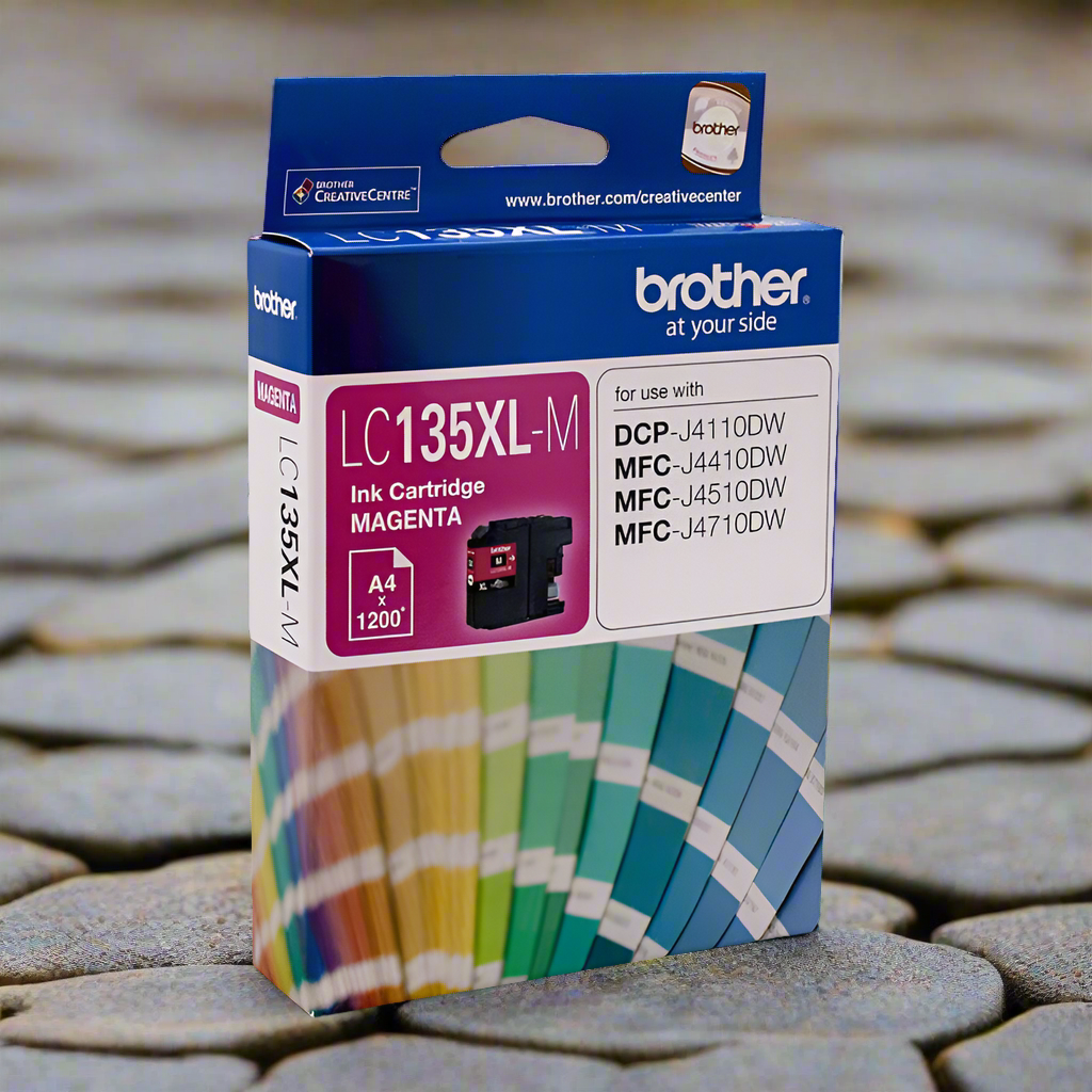 BROTHER LC-135XLM Magenta Ink Cartridge - MFC-J6520DW/J6720DW/J6920DW and DCP-J4110DW/MFC-J4410DW/J4510DW/J4710DW - up to 1200 pages