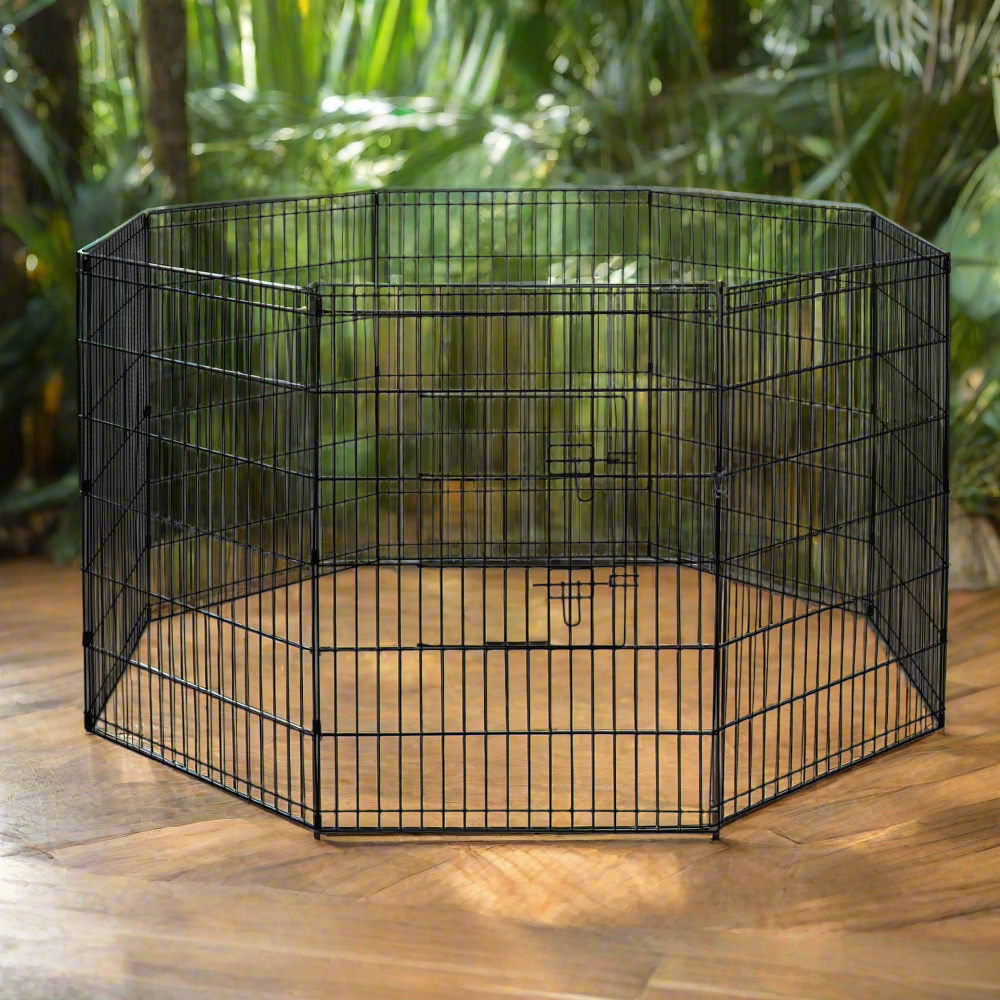 i.Pet 2x36" 8 Panel Dog Playpen Pet Fence Exercise Cage Enclosure Play Pen