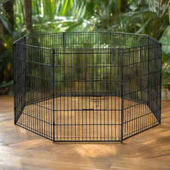 i.Pet 2x36" 8 Panel Dog Playpen Pet Fence Exercise Cage Enclosure Play Pen