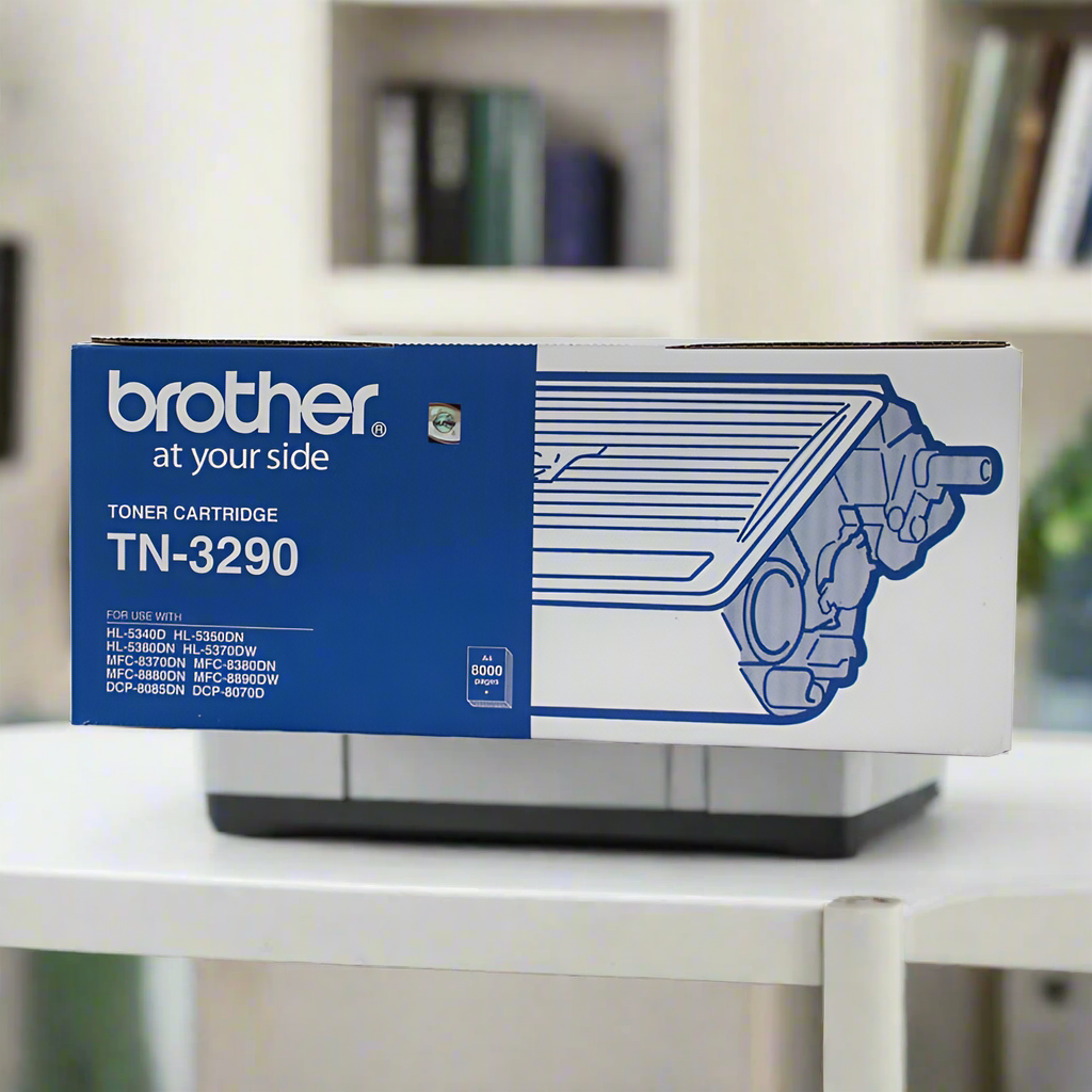 BROTHER TN-3290 Mono Laser Toner - High Yield - HL-5340D/5350DN/5370DW/5380DN, MFC-8370DN/8890DW/8880DN- up to 8000 pages