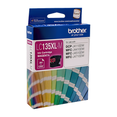 BROTHER LC-135XLM Magenta Ink Cartridge - MFC-J6520DW/J6720DW/J6920DW and DCP-J4110DW/MFC-J4410DW/J4510DW/J4710DW - up to 1200 pages