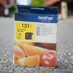 Brother LC-131Y Yellow Ink Cartridge - to suit DCP-J152W/J172W/J552DW/J752DW/MFC-J245/J470DW/J475DW/J650DW/J870DW - up to 300 pages