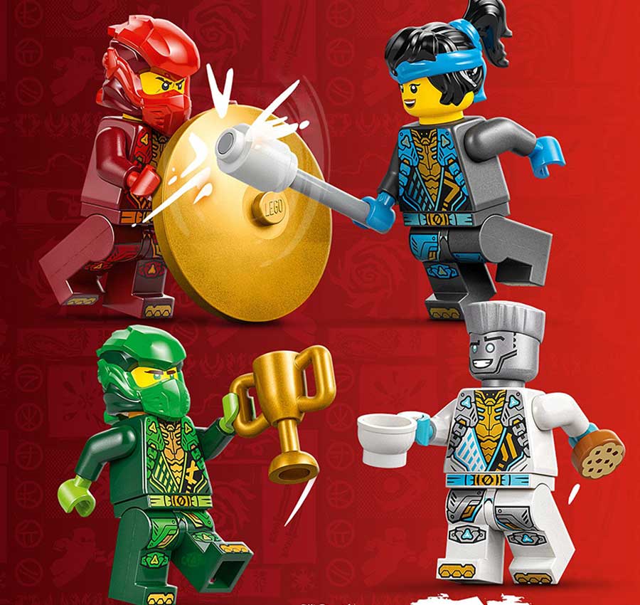 LEGO NINJAGO Ninja Spinjitzu Temple Action Toy Playset 71831