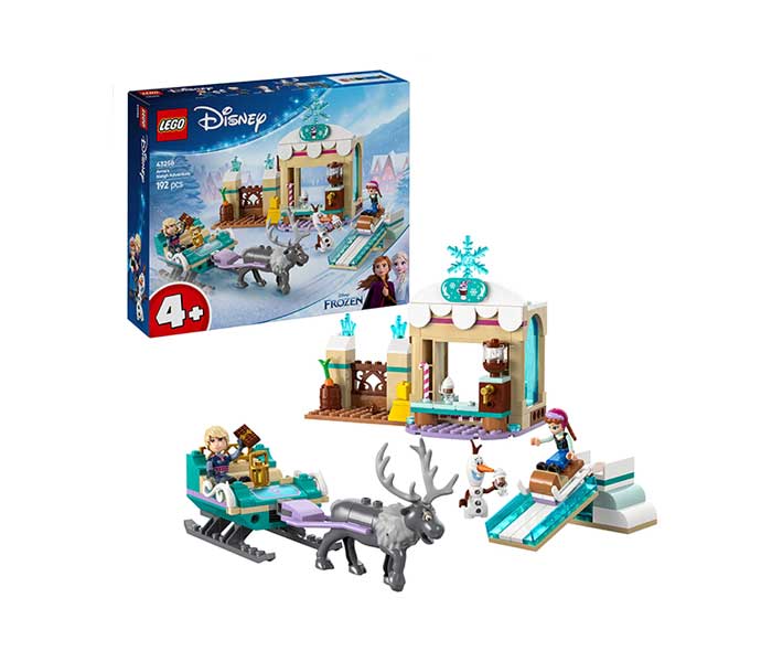 LEGO Disney Frozen Anna’s Sleigh Adventure Buildable Model Toy Kit 43256