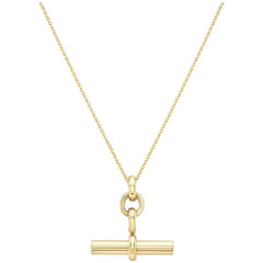 14KT Yellow Gold Tube Pendant