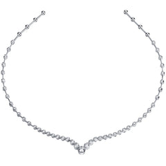 18KT White Gold 1.65ctw Diamond Necklace