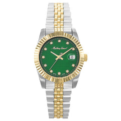 Mathey-Tissot Two-Tone Stainless Steel Green Dial Women's Watch D810BV