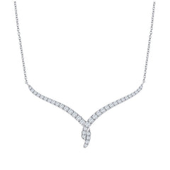 18KT White Gold 0.72ctw Diamond Necklace