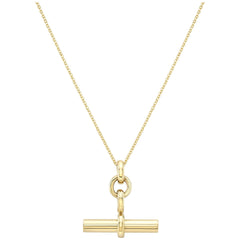 14KT Yellow Gold Tube Pendant
