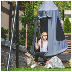 gobaplay TitanFlex Swing Set with Saucer Tent Swing