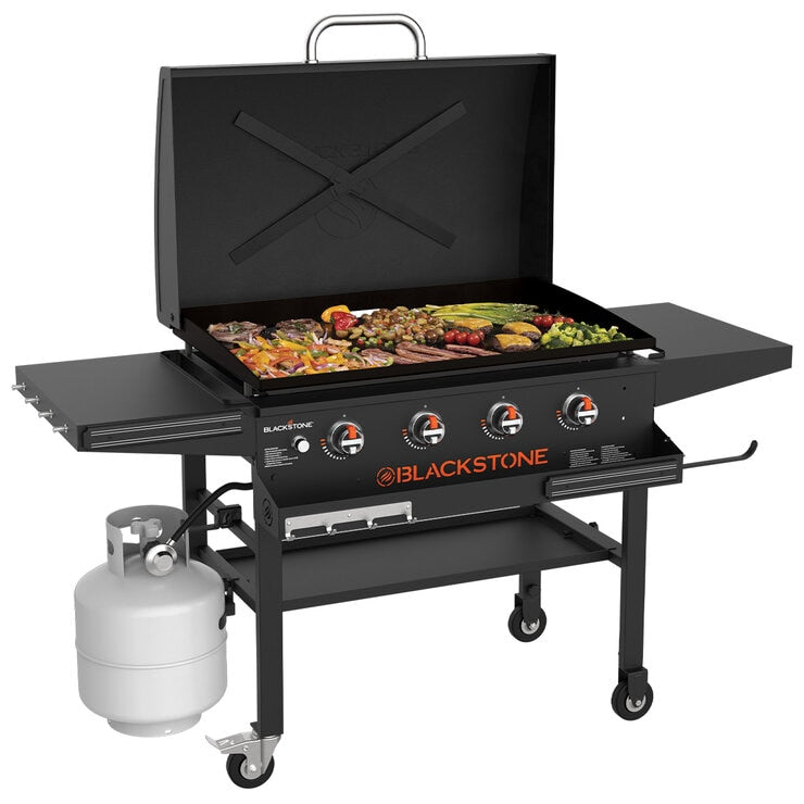 Blackstone Original 36 Inch Griddle With Hood And Front Shelf