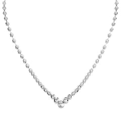 18KT White Gold 1.65ctw Diamond Necklace