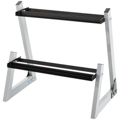 Weider Rubber Hex Dumbbell 80kg Set With Rack
