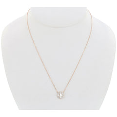 18KT Rose Gold 1.00ctw Diamond Fashion Necklace