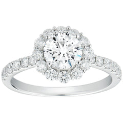18KT White Gold 2.10ctw Diamond Bridal Set