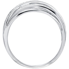 18KT White Gold Round Brilliant Cut 0.24ctw Diamond Ring